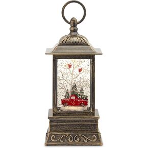 فانوس كرة ثلج بلاستيكي من ميلروز 80785 مع شاحنة، ارتفاع 25.4 سم in Kuwait