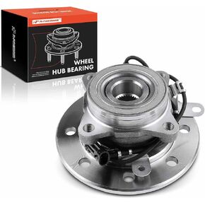 A-Premium 2 x Front Wheel Bearing and Hub Assembly with ABS Compatible with Chevrolet & GMC - 1996-2000 - K1500, K2500, K2500 Suburban, K3500