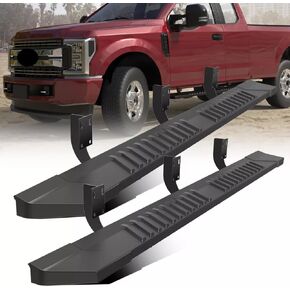6 inches Truck Running Board Side Steps Compatible for 2015-2024 Ford F150 Super Cab（2 Full Size Doors & 2 Half Size Doors）,Black