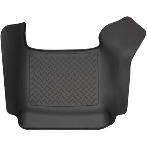 Husky Liners Weatherbeater Floor Mats | Fits 2002 - 2024 Ram 1500 (19 - 24 Classic Body) 03 - 18 Dodge Ram 1500/2500/3500 w/o Manual Transfer Case Shifter | Center Hump, 1-pc Black - 83711