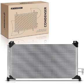 A-Premium Air Conditioning A/C Condenser Compatible with Chevrolet Silverado 1500 2016-2018 & GMC Sierra 1500 2016-2018, 5.3L, Replace# 23366325, 84243592
