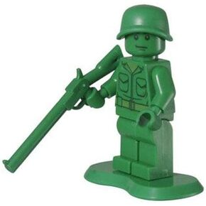 LEGO Toy Story MiniFigure - Green Army Man (w/ Base & Rifle) Set 7595