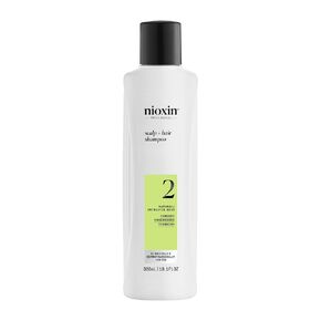 Nioxin System 2 Scalp Cleansing Shampoo with Peppermint Oil, Treats Dry and Sensitive Scalp, Anti-Hair Breakage, For Natural Hair with Progressed Thinning, 33.8 Fl Oz (Packaging May Vary)