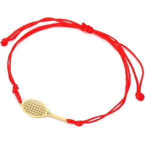 UNIFT Tennis Racket Bracelet for Women Men Stainless Steel Fashion Charms Tennis Ball Racket Bracelets Sports Jewelry for Gift Players lovers