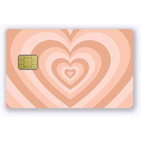 Small Chip Credit Card Stickers Slim Waterproof Anti-Wrinkling Removable Vinyl Decals Debit Card Skin Cover in Kuwait