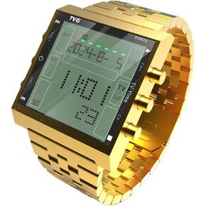 TVG Men's Digital Watch,Military Sports Waterproof LED Watch with Remote Alarm,Stopwatch and Digital TV,Fashion Casual Wrist Tactical Army Watch for Men