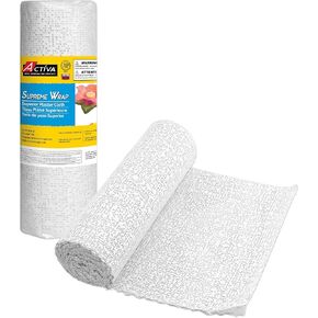 ACTIVA Supreme Wrap – The Premium Art and Craft Modeling, Casting and Sculpture-8" x 15' 2 Rolls Plaster Cloth, 8"x15' 2 Pack, White