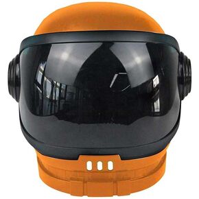 UNDERWRAPS Halloween Costume Adult Space Helmet Accessory with Movable Visor Orange