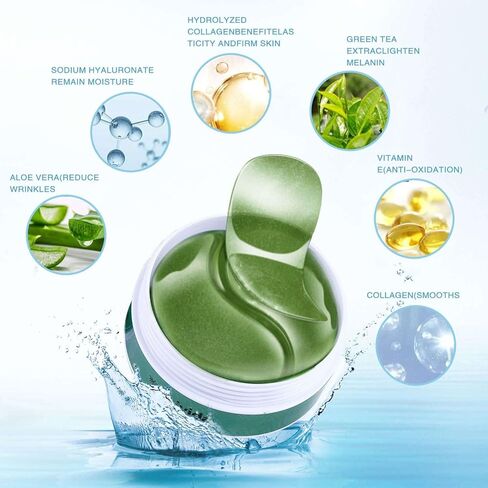 mivida Eye Wrinkle Pads & Patches with Caffeine & Hyaluronic | Under Eye Mask Patches | Face Mask Skin Care Products for Puffy Eyes | Cruelty-Free, Vegan Eye Patches | 30 Pairs in Saudi Arabia