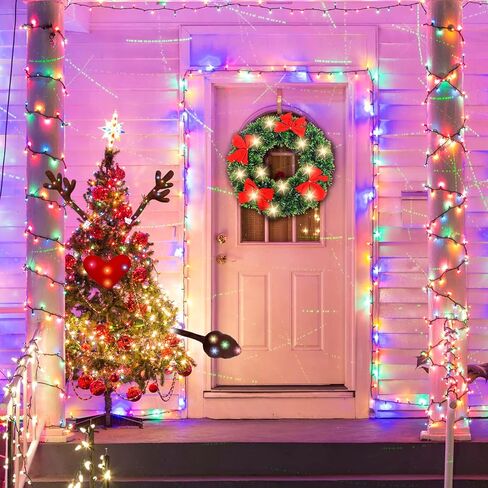 زينة عيد الميلاد LED للسيارة، زينة سيارة عيد الميلاد المضيئة، ديكور سيارة عيد الميلاد، إكليل سيارة عيد الميلاد (مجموعة أرجل قزم، كبيرة) in Kuwait