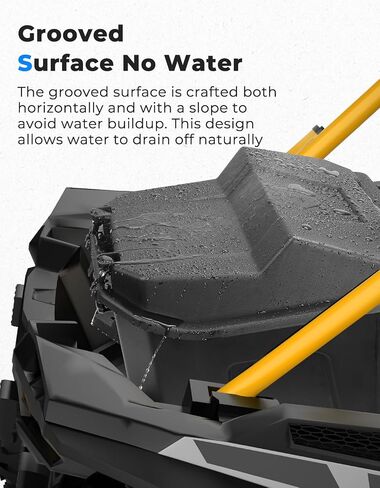 KEMIMOTO UTV Rear Storage Cargo Box Compatible with RZR XP 1000 / Turbo / 4 Turbo / 4 1000/900 / 4 900 / S 900 / S1000 / S4 1000 Large Capacity UTV Bed Tool Storage Box Replace OEM # 2881193 in Saudi Arabia