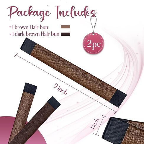 Women's Hair Bun Maker Tool - French Twist Hair Fold Wrap Snap Hair Accessories by Andlane (3 Blonde) in Saudi Arabia