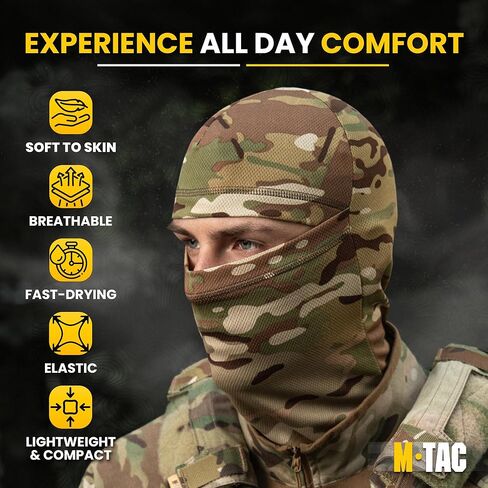 M-Tac Balaclava Face Mask for Men and Women - Motorcycle Full Face Mask - Shiesty Mask - Tactical Balaclava in Kuwait