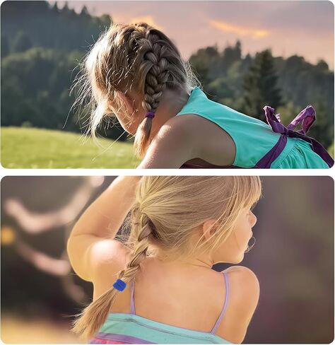 120 Pcs Baby Hair Ties, Cotton Toddler Hair Ties for Girls and Kids, Multicolor Small Seamless Hair Bands Elastic Ponytail Holders(15 Colors) in Saudi Arabia
