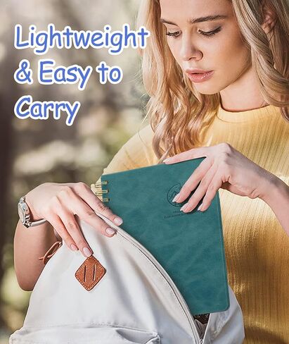 Lined Spiral Journal for Women & Men, A5（8.4"×6"） Hardcover Spiral Notebook for Work,Note Taking, Journals for Writing,100 GSM, College Ruled 130 pages -Dark Green in Saudi Arabia