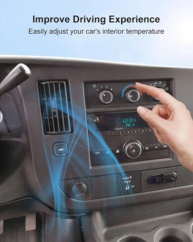 599-217 وحدة التحكم في المناخ الأمامية تناسب شيفروليه جي إم سي C4500 C5500 C6500 C7500 سافانا 1996-2020، وحدة التحكم في التدفئة والتهوية وتكييف الهواء، لوحة التحكم في المناخ لسخان مكيف الهواء in Kuwait