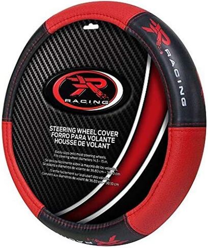 PLASTICOLOR R Racing Sport Red SWC, Steering Wheel Cover (006768R04) in Saudi Arabia