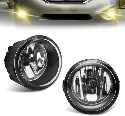 مصابيح الضباب WILD BEAR متوافقة مع مصابيح الضباب 11-15 Rogue/07-11 Versa/09-14 Cube Murano/11-14 Juke/14-15 Infiniti QX50 المتضمنة لمبات H11 12V 55W in Kuwait
