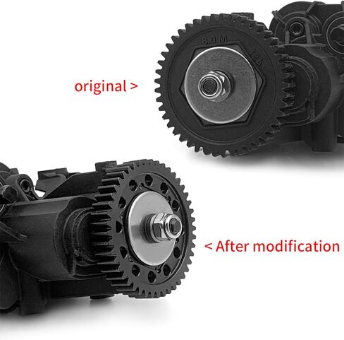 M0.8 39T 45T Steel RC Motor Gears Spur Gear for Tra-xxas TRX4 TRX-4 TRX6 RC Crawler Car Spare Parts (45T) in Saudi Arabia