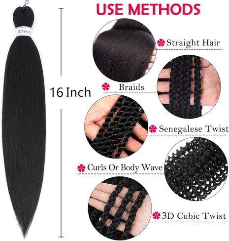 ألرنس تجديل الشعر الطويل جديلة 30 بوصة 8 حزم تجديل الشعر المهنية الألياف الاصطناعية الكروشيه تويست الضفائر in Kuwait