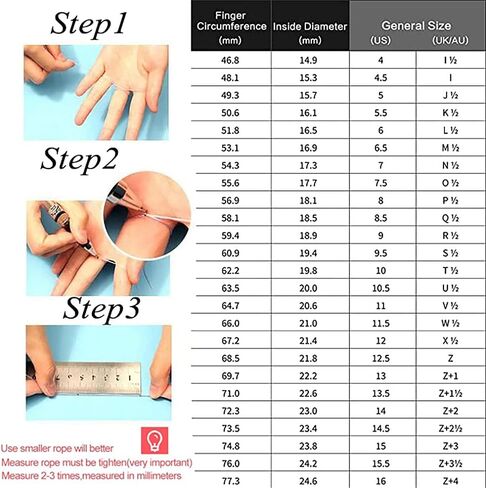 MYNENEY Women Minimalist Promise Ring Triple Interlocked Rolling Rings Size 4-12 in Kuwait