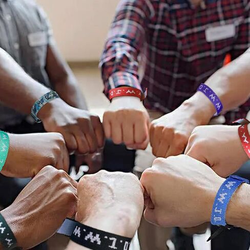 24Pcs W.W.J.D. Webbing Bracelets What Would Jesus Do Bracelets Christian Jesus Gifts Adjustable Colorful Handmade Religious Woven Wristbands for Fundraisers in Saudi Arabia