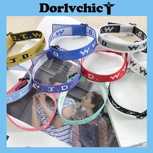 24Pcs W.W.J.D. Webbing Bracelets What Would Jesus Do Bracelets Christian Jesus Gifts Adjustable Colorful Handmade Religious Woven Wristbands for Fundraisers in Saudi Arabia