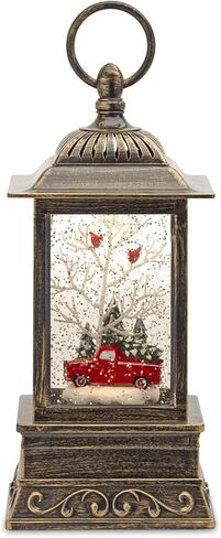 فانوس كرة ثلج بلاستيكي من ميلروز 80785 مع شاحنة، ارتفاع 25.4 سم in Kuwait