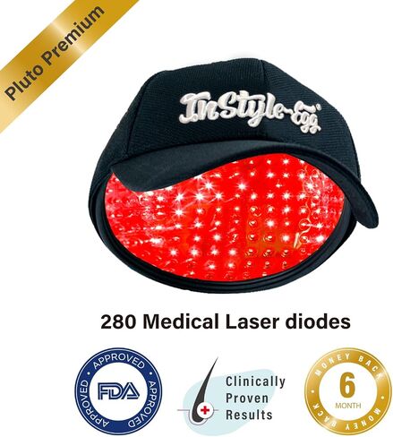 Instyle-Egg 272 Laser Cap for Hair Growth, FDA Cleared Hair Regrowth System for Men/Women, Scalp Treatment to Stop Hair Loss and Regrows Thinning Hair, Low Level Laser Therapy w/Medical Grade Lasers in Saudi Arabia