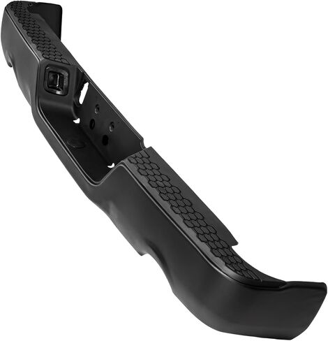 KAX Rear Bumper Replacement for Ram 1500 Pickup 2009-2010 Ram 1500 2011-2018 Ram 1500 Classic 2019-2022 OE# CH1103123, Powder Coated Black w/License Lamp in Saudi Arabia