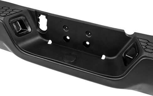 KAX Rear Bumper Replacement for Ram 1500 Pickup 2009-2010 Ram 1500 2011-2018 Ram 1500 Classic 2019-2022 OE# CH1103123, Powder Coated Black w/License Lamp in Saudi Arabia