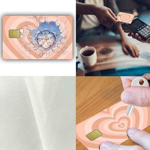 ملصقات بطاقة الائتمان ذات الرقاقة الصغيرة رفيعة مقاومة للماء ومضادة للتجاعيد وقابلة للإزالة وغطاء جلدي لبطاقة الخصم in Kuwait