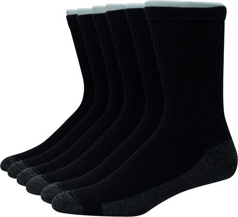Hanes Men Ultra Cushion FreshIQ Odor Control with Wicking Crew Socks, 6-Pair Pack in Saudi Arabia
