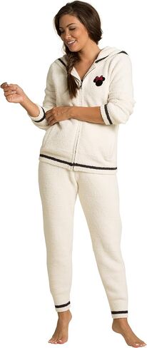Barefoot Dreams CozyChic Classic Disney Women's Minnie Hoodie, Hooded Sweatshirt in Saudi Arabia