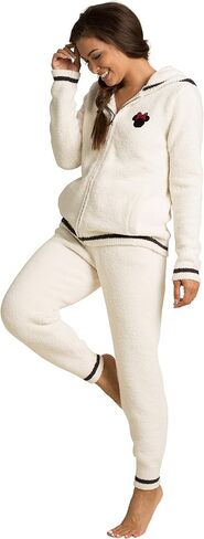 Barefoot Dreams CozyChic Classic Disney Women's Minnie Hoodie, Hooded Sweatshirt in Saudi Arabia