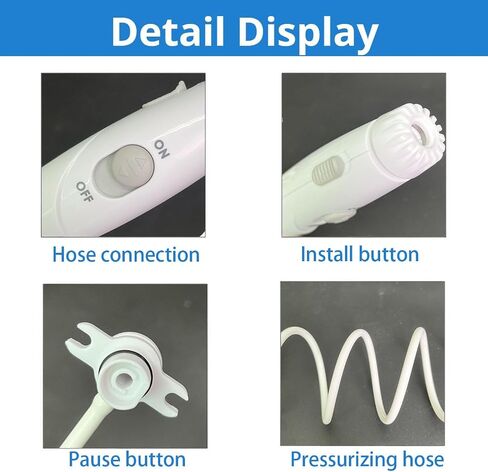 Waterpik Replacement Parts-Enhanced Water Flosser Repair Kit,Compatible with WP-100 WP-250 WP-450 WP-900 Series，Revive Your Waterpik Experience: Waterpik Wp-100w Replacement Handle in Saudi Arabia