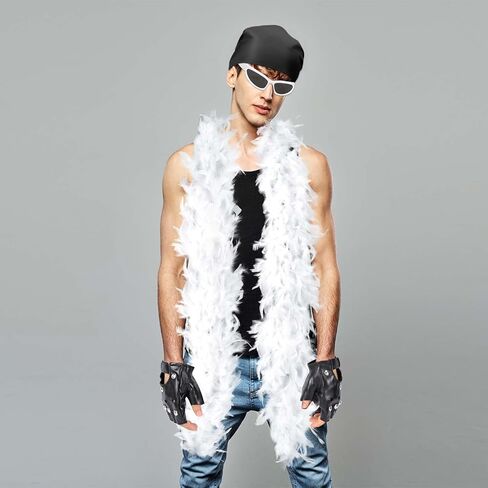 طقم زي مصارع الهالوين 4 قطع من Honic يتضمن قفازات منديل ريش بوا للرجال فستان المصارع in Kuwait