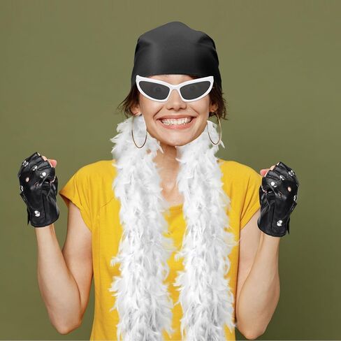 طقم زي مصارع الهالوين 4 قطع من Honic يتضمن قفازات منديل ريش بوا للرجال فستان المصارع in Kuwait