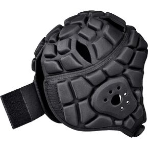 Legendfit Soft Padded Helmet for Rugby Flag Football 7v7 Adjustable Soccer Goalie Headguard Headgear Sports Goalkeeper Head Protection Kids Youth Adults
