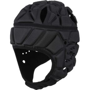 Surlim Soft Helmet Flag Football Rugby Helmet Scrum Cap Soft Shell Helmet Soccer Headgear for Youth Adults