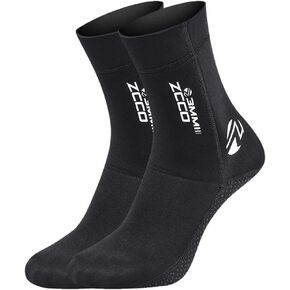 Neoprene Socks Diving Scuba Socks Wetsuit Fin Booties for Men Women, 3MM Surfing Sock Thermal Flexible Anti Slip for Swimming