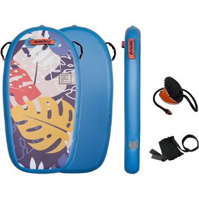 Funwater Body Board - Beach Boogie Board - Ultra Lightweight PVC Core Boogie Board for Beach and Pool, with Wrap Wrist Straps, Foldable, Perfect Surf for Teens and Adults
