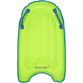 OMOUBOI Inflatable Board for Beach Portable Bodyboard with Handle Lightweight Soft Surfboards Mini Pool Floats Boards Inflatable Body Boards for Slip and Slide, Surfing, Swimming, Water Fun