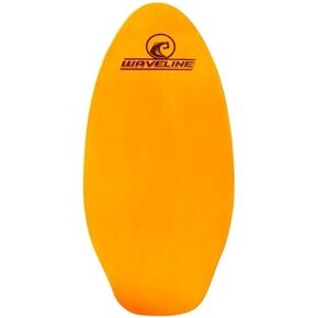 Neon Wooden Skimboard (Choose Size and Color) (Orange, 30")