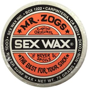 Mr. Zogs Original Sexwax - Cool Water Temperature Coconut Scented (White)