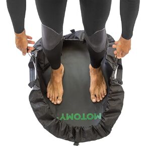 Wetsuit Changing Mat ‘IslandMat' Surf Mat & Wetsuit Bag CompactFolding 2 IN 1 Design - WATERPROOF 5000X TECHNOLOGY Prevents Water Leaking Inside Your Car & Keep You & Your Surfing Accessories Clean