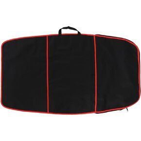 Jadeshay Surfboard Bodyboard Carry Bag, 48 * 28 Inch Durable Polyester Cover with Side Handle, Double Zipper and Extra Storage Pocket for Surfing Accessories (Blue Stripe)