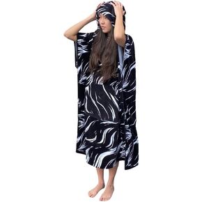 Malo'o Mehana Changing Poncho - Cotton - Great for After Surfing or Swimming- One Size fits Most
