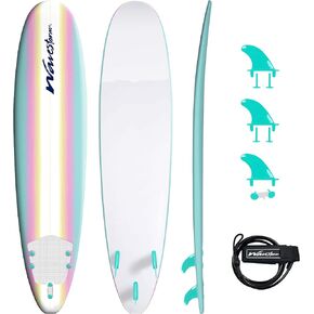 Wavestorm - Classic Soft Top Foam 8ft Surfboard