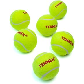 TENNEX Cricket Tennis Ball Yellow Heavy/Hard Standard Size Overarm Cricket